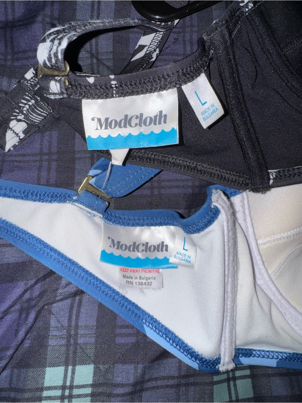 (2) ModCloth bikini tops - Picture 3 of 3